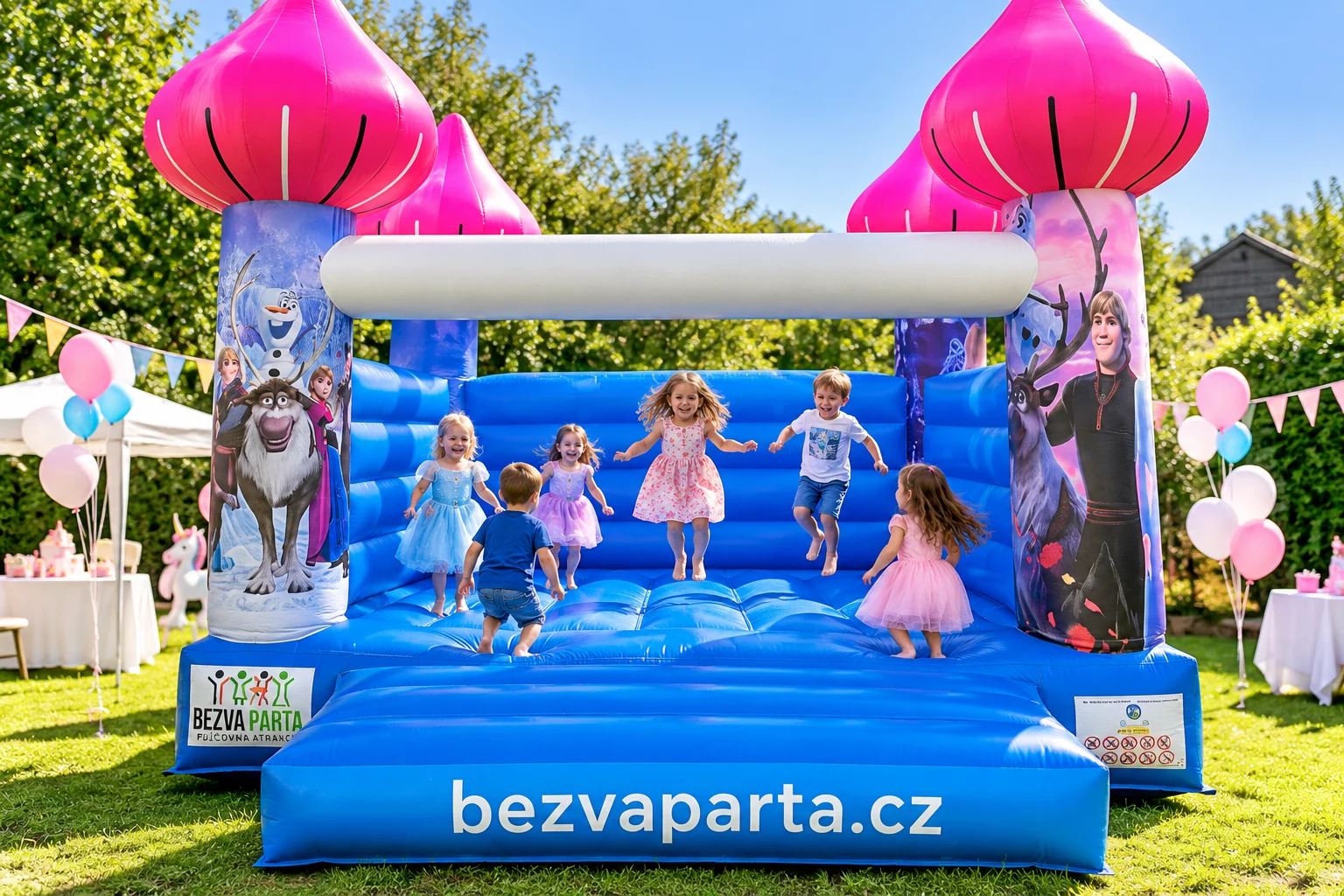 Nafukovací hrad princezna Elsa - Obrázek 3